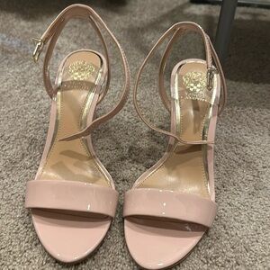 Vince Camuto blush wedge heel